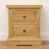 Francis Solid Oak 2 Drawer Bedside